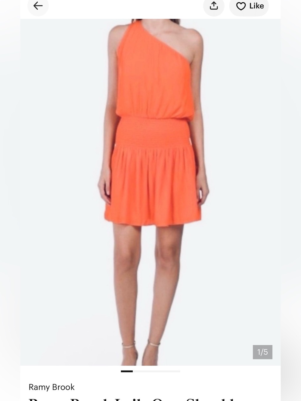 Ramy Brook Orange Mini dress